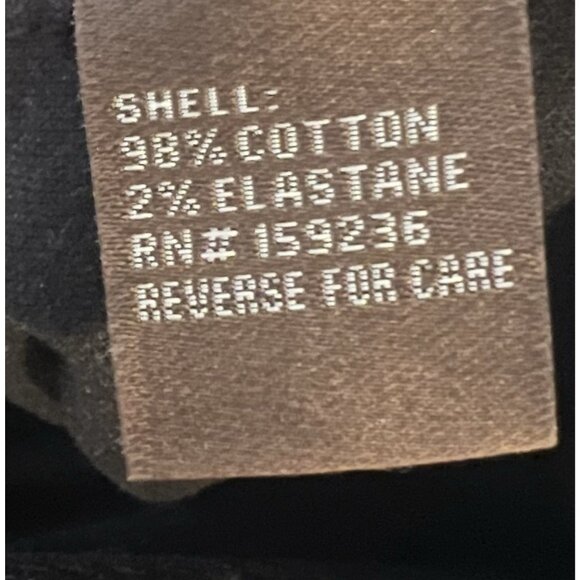 J McLaughlin Womens Velvet Jeans Black Size 12 Ankle Stretch High Rise Preppy - Picture 9 of 10